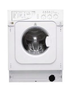 Indesit Ecotime Iwme147 1400 Spin, 7Kg Load Integrated Washing Machine - White